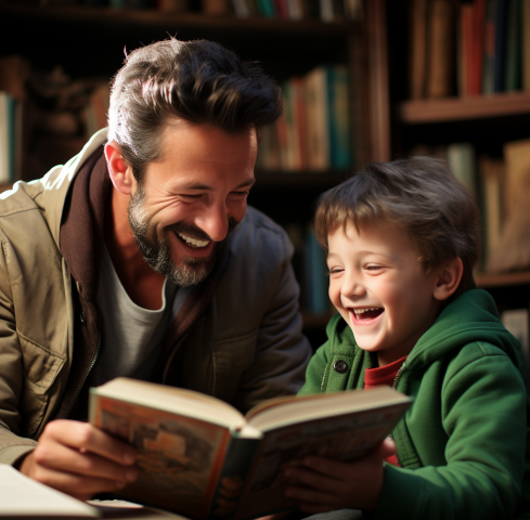 parent-reading-child